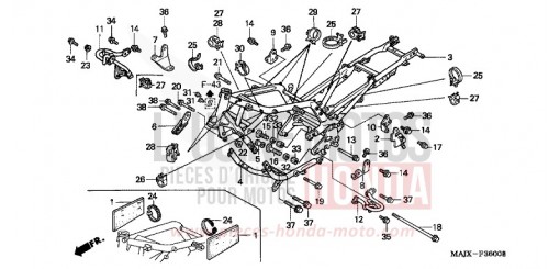 FRAME BODY ST1100AY de 2000